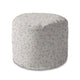 Runder Hocker Fußstütze Beige Dots