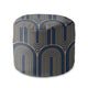 Round Pouf Footstool Deco Pattern-Oxford