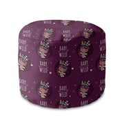 Round Pouf Footrest Baby Wild-Oxford
