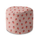 Puf okrągły podnóżek Strawberry-Velvet
