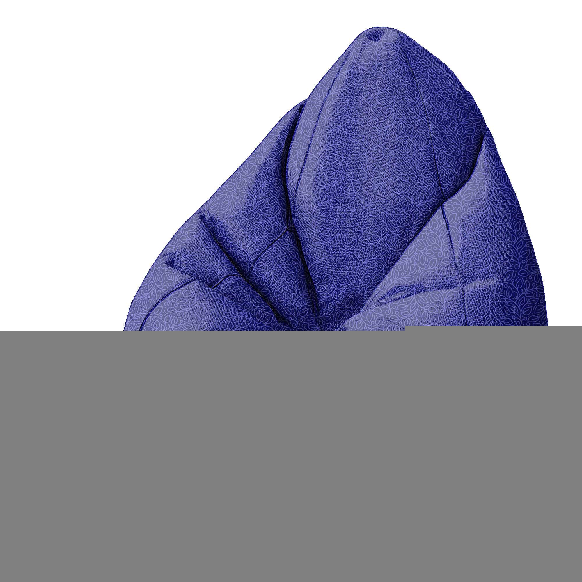 Round pouf footstool More Leaves
