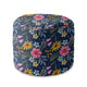 Round pouf footstool Spring Flowers-Oxford