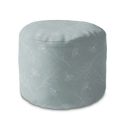 Round pouf footstool Blue Monday Morning