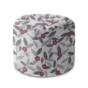 Round Pouf Footstool Under the Tree