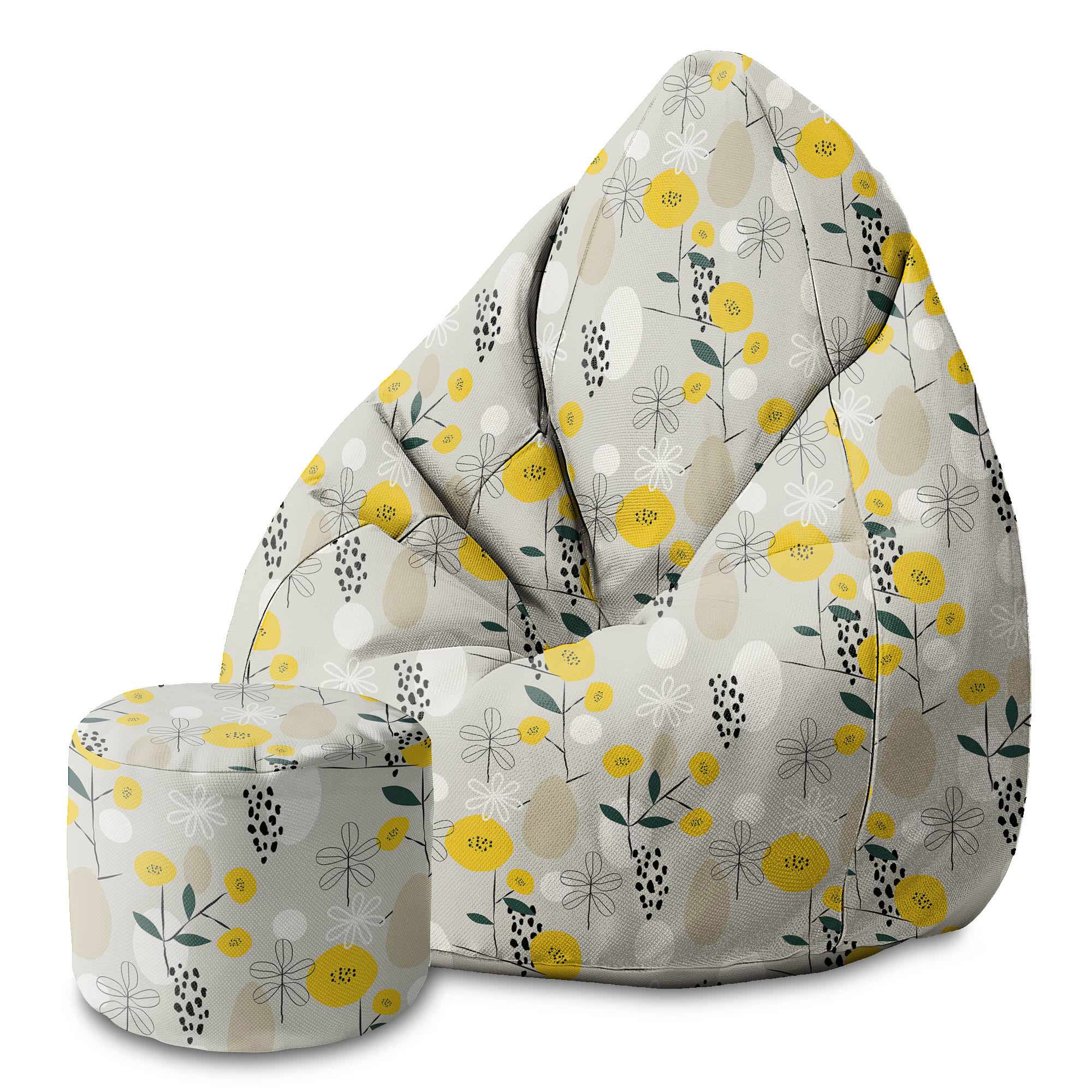 Okrúhly puf na nohy I Like Scandi