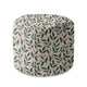 Runder Hocker Fußstütze Pink Berries Pattern
