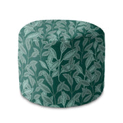 Round Pouf Footstool Garden Plants-Oxford