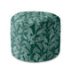 Round Pouf Footstool Garden Plants-Oxford