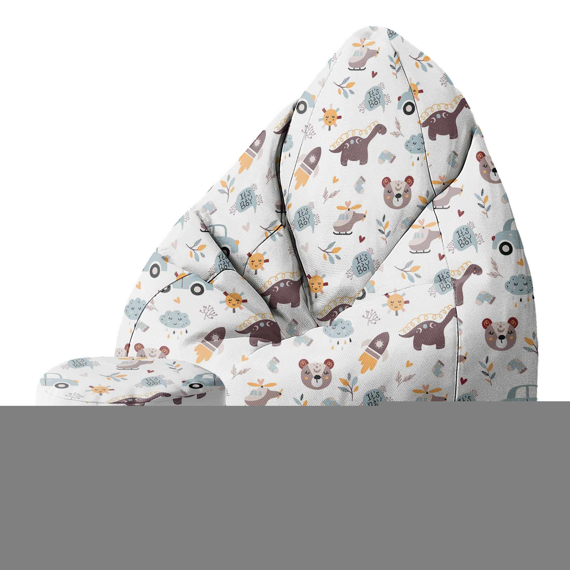 Runder Hocker Fußstütze It's a Boy-Oxford