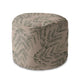 Round pouf footstool Decorative Branches-Oxford