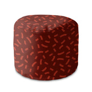 Runder Hocker Fußstütze Abstract Stripes-Oxford