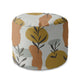 Round Pouf Footstool Warm September-Oxford