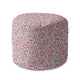 Okrúhly puf na nohy Small Pinky Flowers