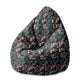 Puf Pearshape Dark Botanic-M-Velvet