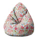 Puf Pearshape Motyle z Kwiatami-S-Velvet