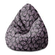Puf Pearshape Palmové Listy v Noci-S-Oxford