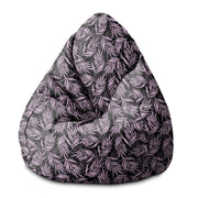 Puf Pearshape Palmové Listy v Noci-S-Velvet