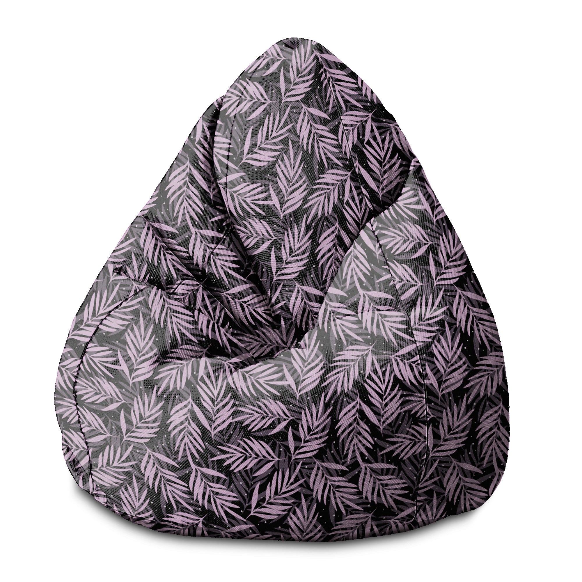 Puf Pearshape Palmové Listy v Noci