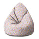 Puf Pearshape Pastel Confetti Dots