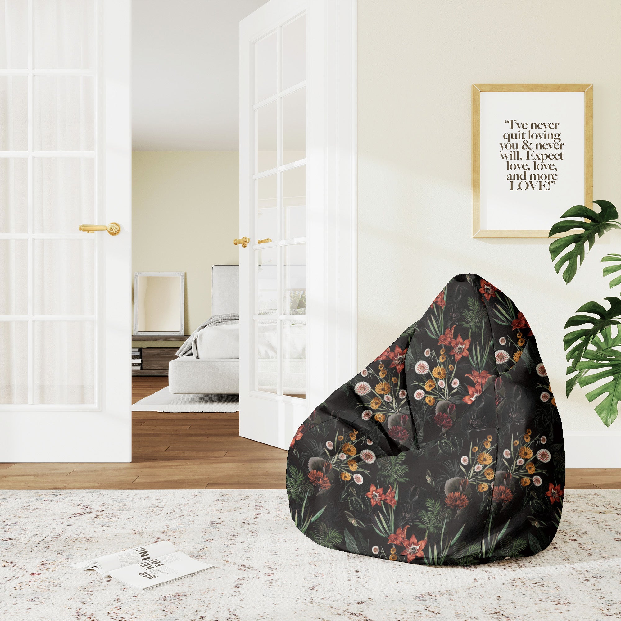 Pearshape Reborn Jungle Pouf-M-Velvet