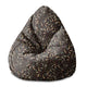 Puf Pearshape Retro Leaves-S-Oxford
