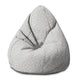 Sedací vak Pearshape Biele srdcia-S-Velvet
