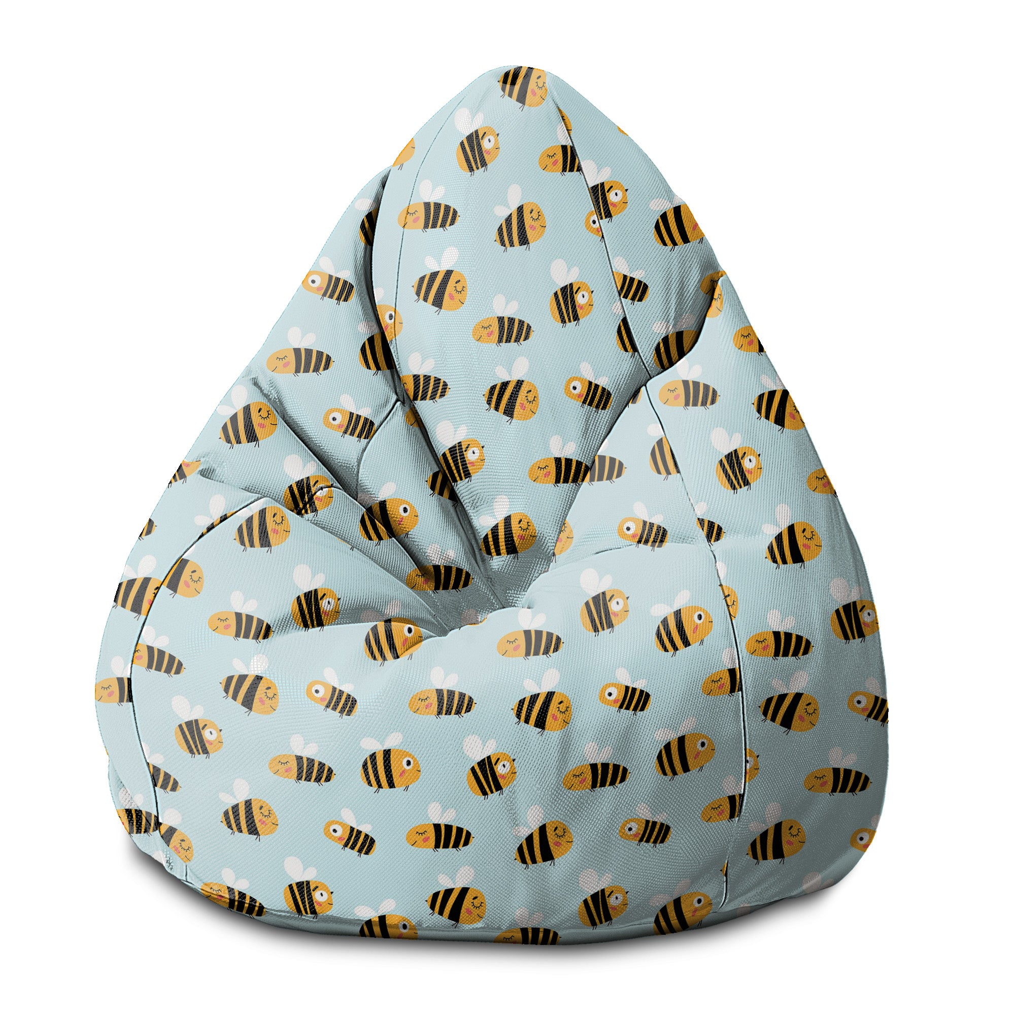 Pearshape Pouf Bee Life-Velvet-M