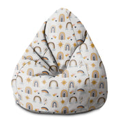 Sitzsack Pearshape Cartoon Regenbogen und Sonne-S-Oxford