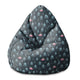 Pearshape Pouf Christmas Trip-Velvet-S