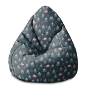 Pearshape Pouf Christmas Trip-Velvet-M