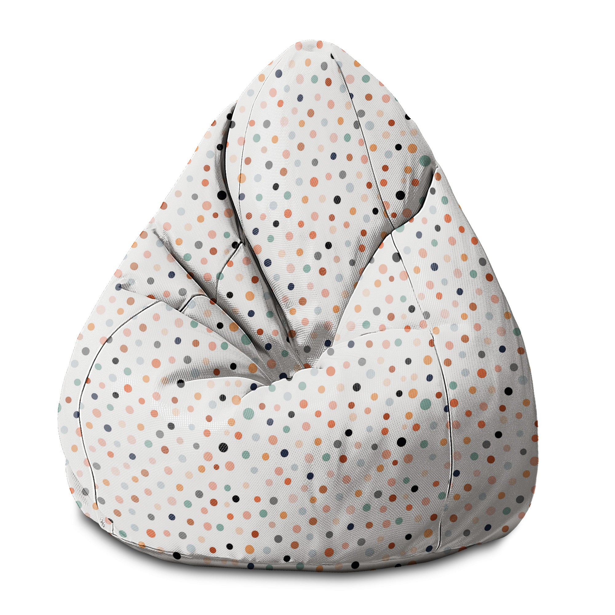 Sedací vak Pearshape Pastelové Bodky