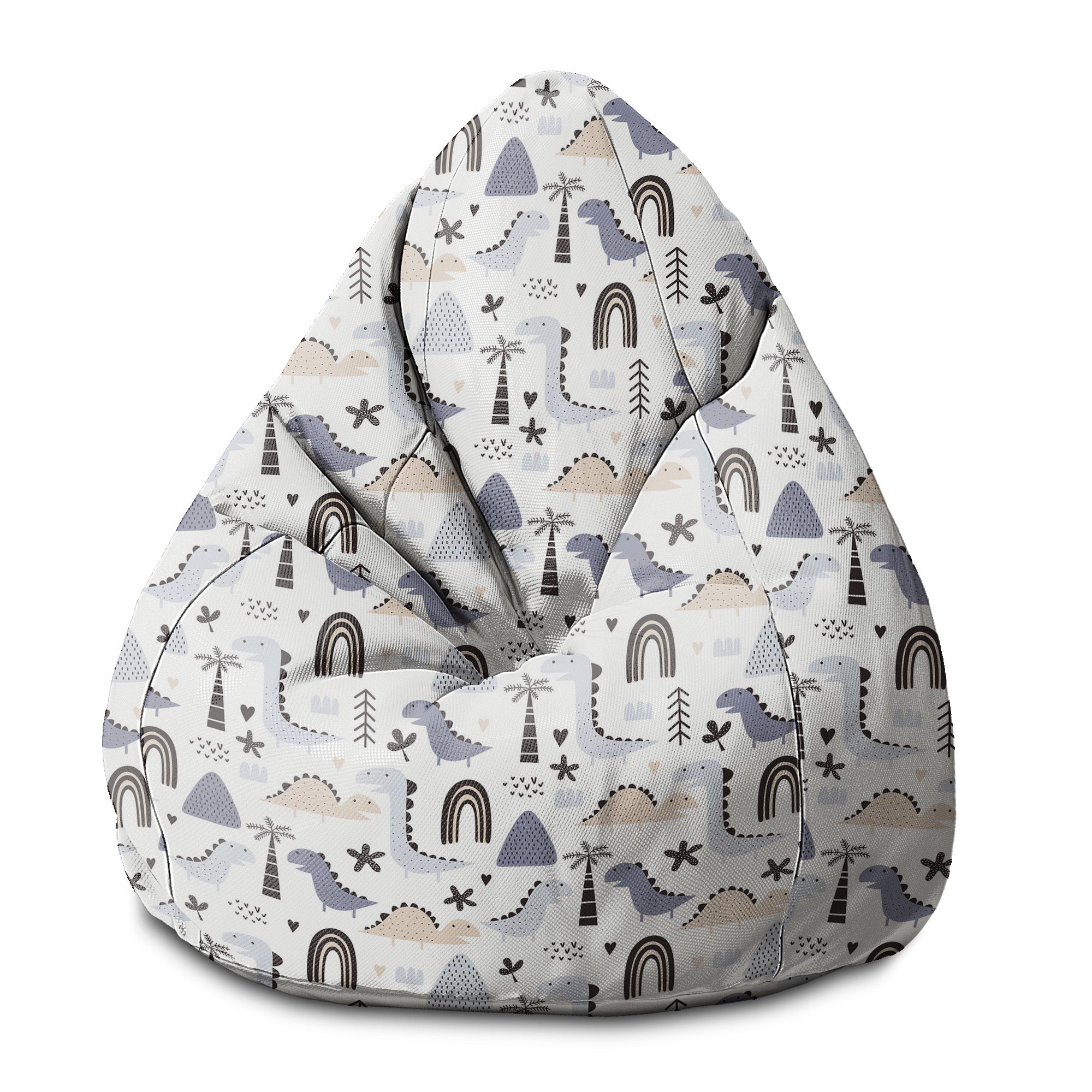 Pearshape Pouf Pastel Kids Dinosaur-S-Oxford