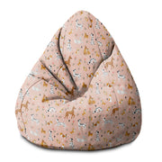 Pearshape Pouf Pink Cartoon Dogs-S-Oxford