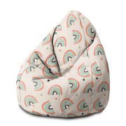Pearshape Pouf Boho Rainbow with Stars-M-Velvet