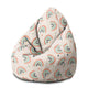 Pearshape Pouf Boho Rainbow with Stars-M-Oxford
