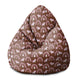 Puf Pearshape Butterflies and Rainbows-S-Velvet
