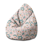 Sedací vak Pearshape Mačka a Rastliny-M-Velvet
