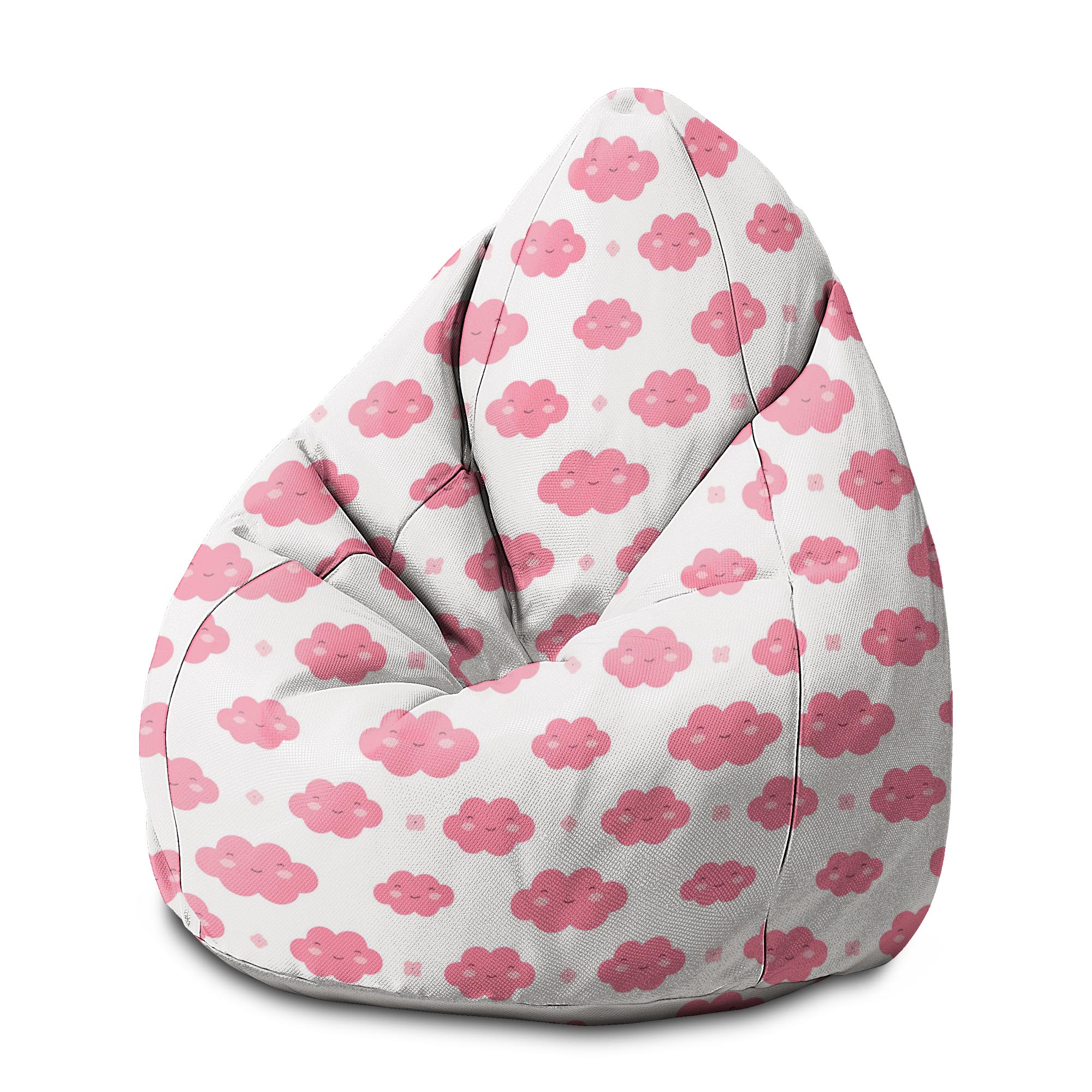 Pearshape Pouf Cloudy Sunny-M-Velvet