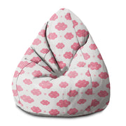 Pearshape Pouf Cloudy Sunny-S-Velvet