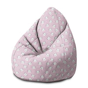 Pearshape Cute Tiger Paws-S Velvet Pouf