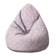 Pearshape Cute Tiger Paws-M Velvet Pouf