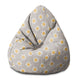 Pearshape Daisies-S Oxford Pouf