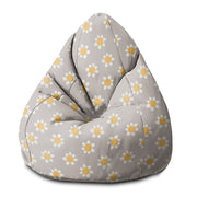 Pearshape Daisies Pouf
