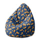 Pearshape Pouf Lions Roar-M-Velvet