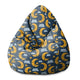 Pearshape Pouf Night Sky-S-Oxford