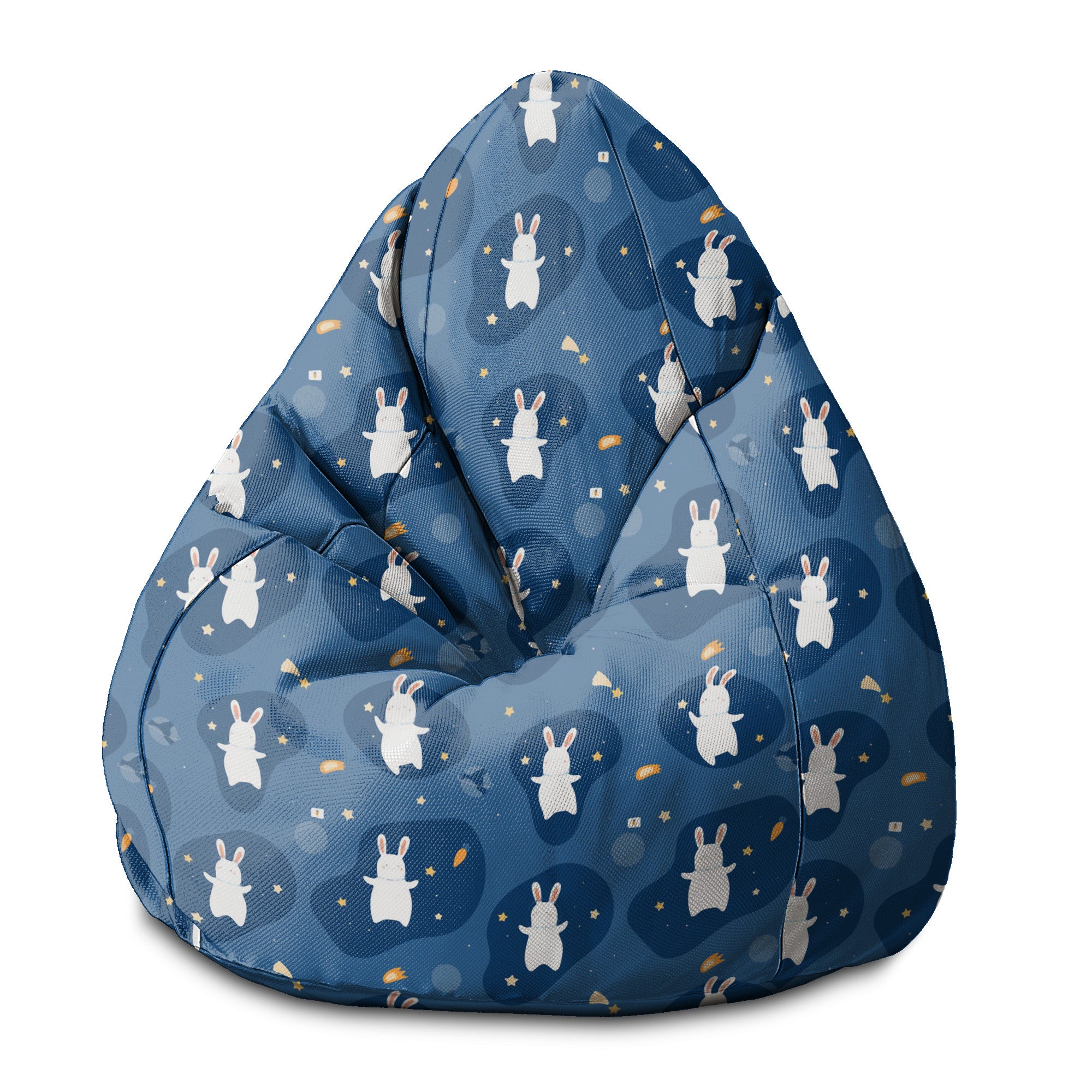 Pearshape Pouf Rabbit in Space