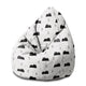 Puf Pearshape Scandi Mountains-M-Oxford