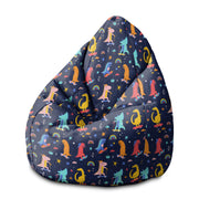 Pearshape Skater Dinosaurs Pouf-M-Oxford