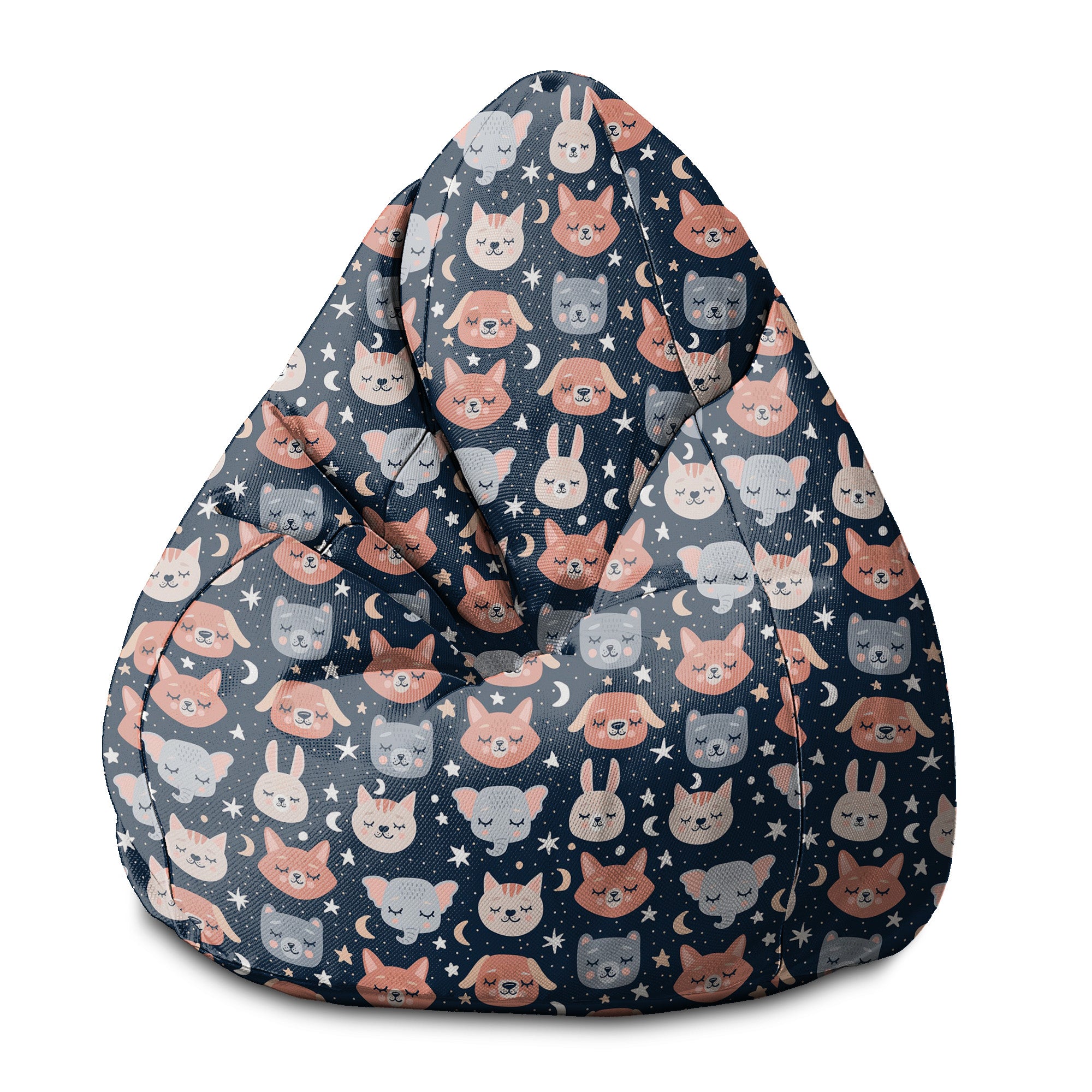 Pearshape Sleeping Animals Pouf