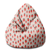 Pearshape Strawberry Jam Pouf
